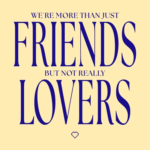 Friends_Lovers yellow poster